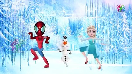 Frozen Finger Family Song Disney Nursery Rhymes | Frozen Songs Cartoon Baby Learning Song