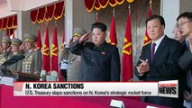 U.S. slaps sanctions on N. Korea's strategic rocket force