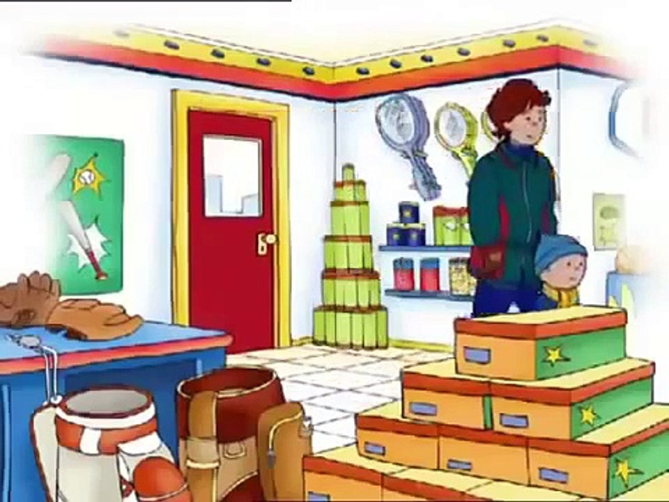 Caillou tira y marca Discovery kids latino en españo latino