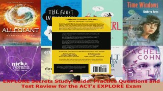 Read  EXPLORE Secrets Study Guide Practice Questions and Test Review for the ACTs EXPLORE Exam EBooks Online