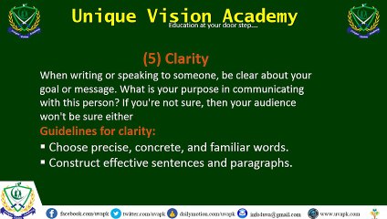 Lec 5   7 C's of effictive Communication Completeness Clarity