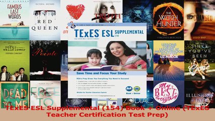 Read  TExES ESL Supplemental 154 Book  Online TExES Teacher Certification Test Prep EBooks Online