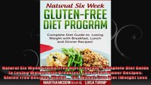 Natural Six Week GlutenFree Diet Program  Complete Diet Guide to Losing Weight with