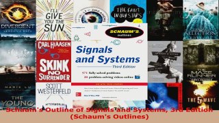 Download  Schaums Outline of Signals and Systems 3rd Edition Schaums Outlines PDF Online