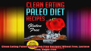 Clean Eating Paleo Diet Gluten Free Recipes Wheat Free Lactose Free Sugar Free