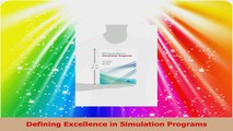 Defining Excellence in Simulation Programs PDF