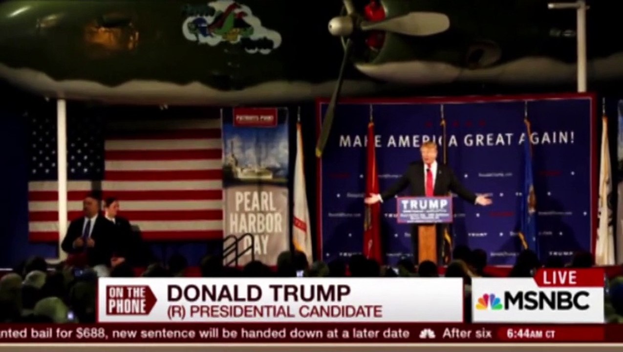 Trump on MSNBC: London police officers fear for their lives