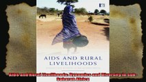 AIDS and Rural Livelihoods Dynamics and Diversity in subSaharan Africa
