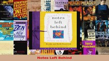 Read  Notes Left Behind Ebook Free