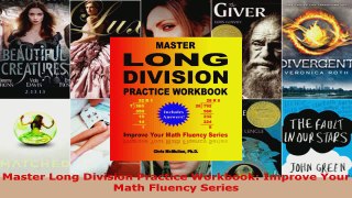 Read  Master Long Division Practice Workbook Improve Your Math Fluency Series PDF Free