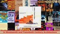 PDF Download  Studies in Tectonic Culture The Poetics of Construction in Nineteenth and Twentieth Read Online