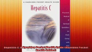 Hepatitis C A Hazelden Pocket Health Guide Hazelden Pocket Health Guides