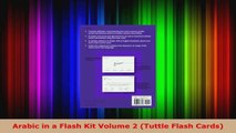 Read  Arabic in a Flash Kit Volume 2 Tuttle Flash Cards EBooks Online