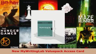 Download  New MyWritingLab Valuepack Access Card EBooks Online