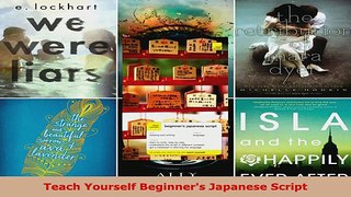 Read  Teach Yourself Beginners Japanese Script Ebook Free
