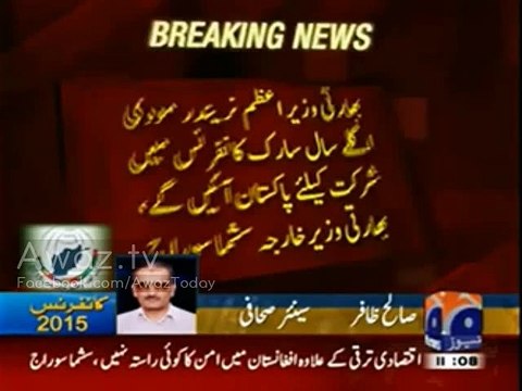 Big Development Modi to visit Pakistan Next Year - Indian Foreign Minister Sushma Sawaraj