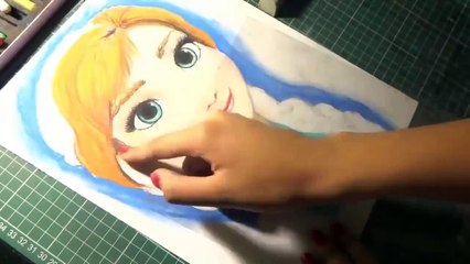 Speed Drawing: Anna (Frozen) | Diana Diaz