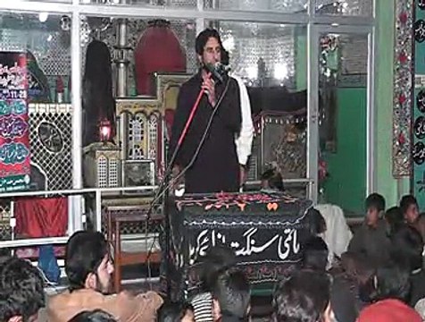 Zakir Jameel Abbas imam bargha hassan mujtaba a.s 19 safar 2015