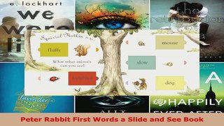 Read  Peter Rabbit First Words a Slide and See Book PDF Online
