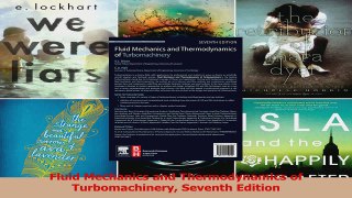 PDF Download  Fluid Mechanics and Thermodynamics of Turbomachinery Seventh Edition Download Online