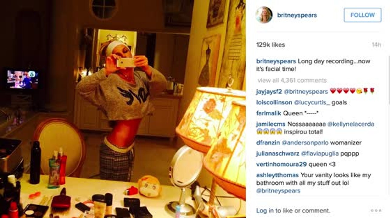 Britney Spears postet einen Badezimmer-Selfie