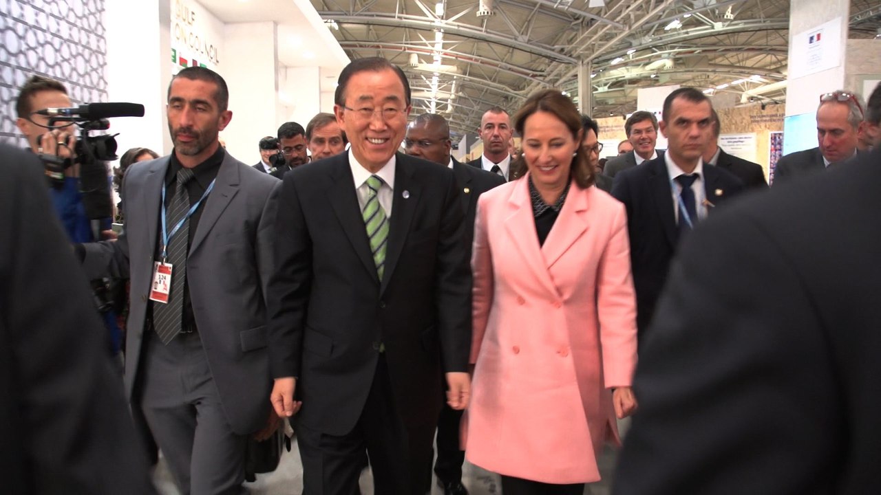 COP21 : 8 décembre, la journée de Ségolène Royal en images