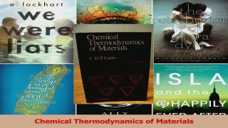 PDF Download  Chemical Thermodynamics of Materials PDF Online