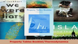 PDF Download  Property Tables BookletThermodynamics Download Full Ebook