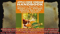 Apple Cider Vinegar Handbook Natures Remedy for Weight Loss Detoxing Allergies Healthy