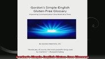 Gordons SimpleEnglish GlutenFree Glossary