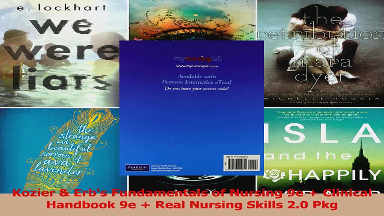 Kozier  Erbs Fundamentals of Nursing 9e  Clinical Handbook 9e  Real Nursing Skills 20 Read Online