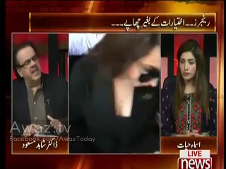 Dr. Shahid Masood Thrown Away Qaim Ali Shah's Application in a Live Show