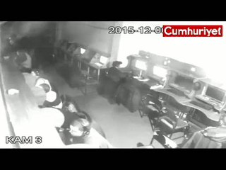 İnternet kafede yumruklu sopalı sıra dayağı