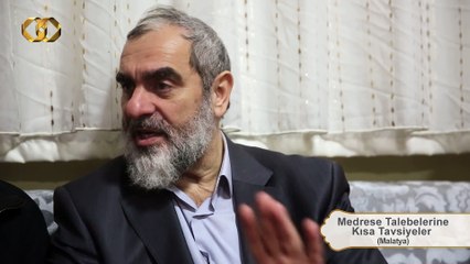 209) Medrese Talebelerine Kısa Tavsiyeler - Eyüp Sultan Camii - Malatya