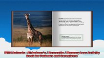 Wild Animals  Alzheimers  Dementia  Memory Loss Activity Book for Patients and