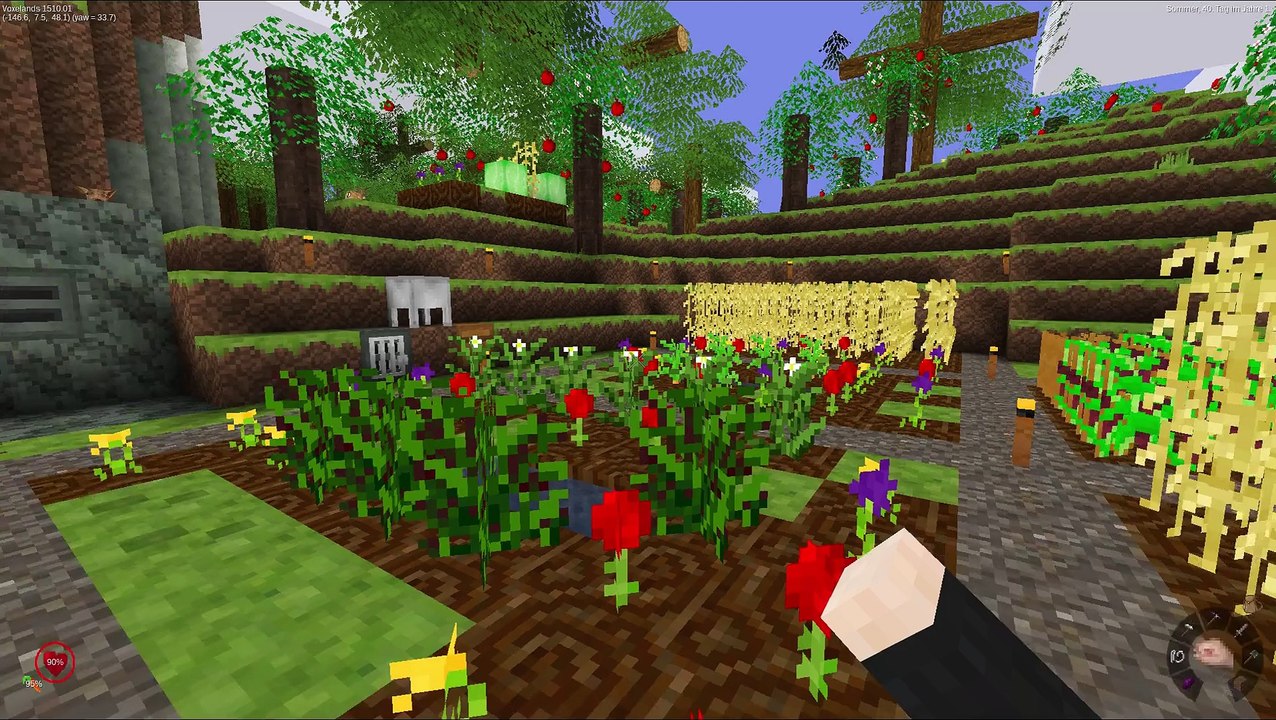 Voxelands #73 - ein vergleich [dailymotion premiere] [einen tag früher]