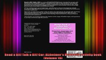 Read a Bit Talk a Bit Car Alzheimers Dementia activity book Volume 19