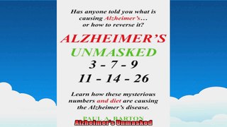 Alzheimers Unmasked