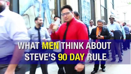 What MEN really think of Steves 90 Day Rule || STEVE HARVEY