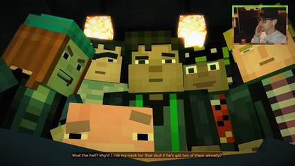 Minecraft: Story Mode Episode 1 The Order of the Stone Part 3 (FACECAM)