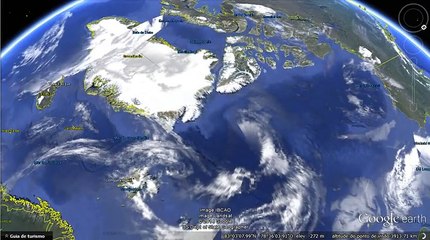 Buraco enorme no Polo Norte (CONFIRMADO) Google Earth
