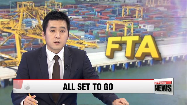 Korea's FTAs with China and New Zealand to take effect Dec. 20th