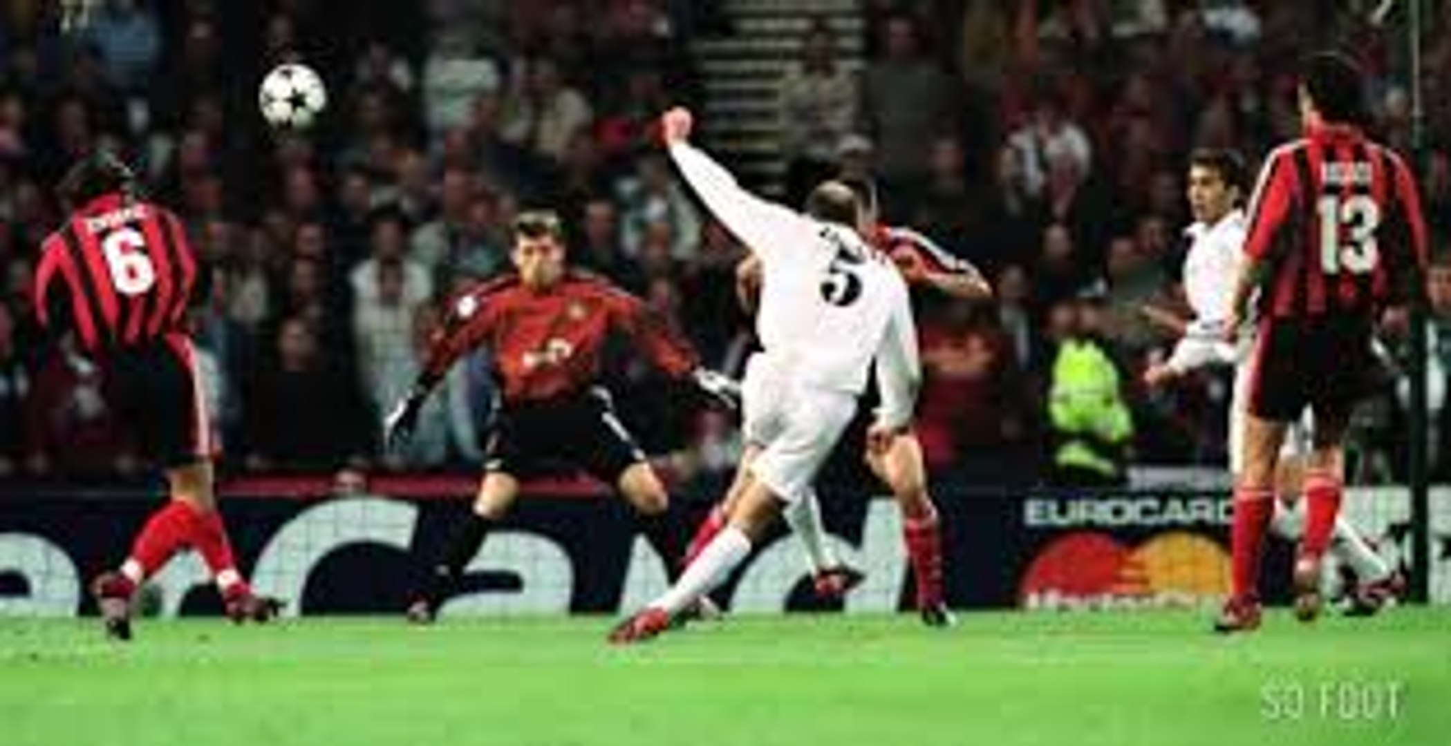 Zinedine Zidane Goal Real Madrid vs Leverkusen Champions League final 2002  - Vidéo Dailymotion
