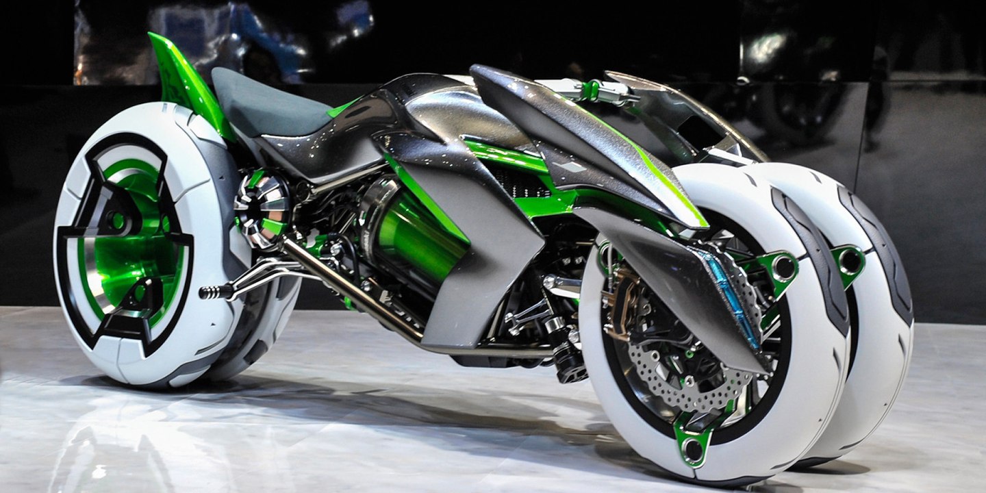 Kawasaki Concept Bike Offers Transformative Vision of The Future