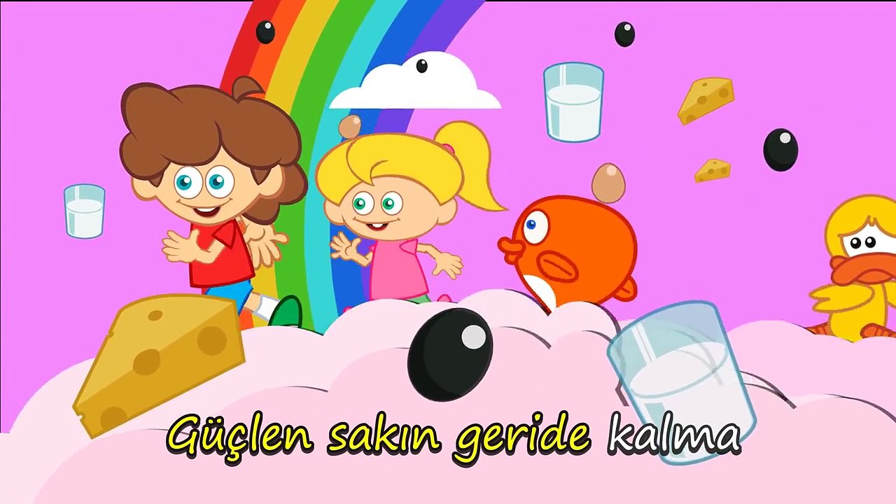 GÜÇLEN GERİDE KALMA Sevimli Dostlar Eğitici Çizgi Film Çocuk Şarkıları Videoları