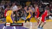 Jeremy Lin to Ed Davis for the ez bucket Lakers vs Wizards