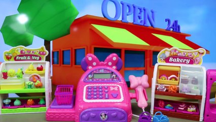 MINNIE MOUSE Electronic CASH REGISTER BowTique Mickey Mouse Shopping for Shopkins Toys Dis