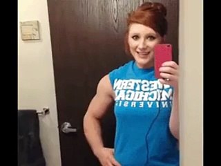 whatsapp funny videos 2015 2016   girl showing off her biceps   viral videos   whatsapp funny videos