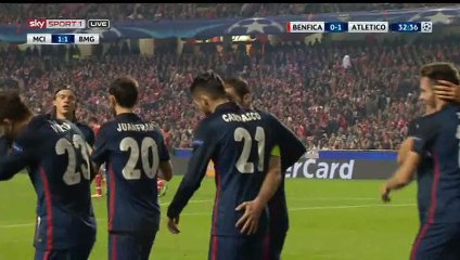Saúl Ñíguez Goal - Benfica 0-1 Atl. Madrid - 08-12-2015 HD