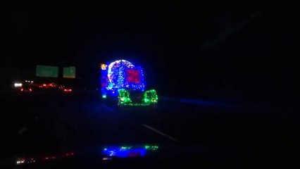 Le camion du pere Noel... Lights de dingue
